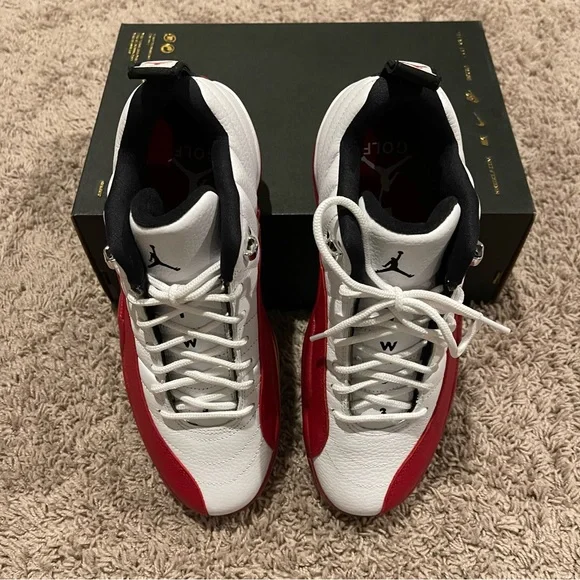 NIB Air Jordan 12 Low Golf 'Cherry' Brand new. - Picture 7 of 16